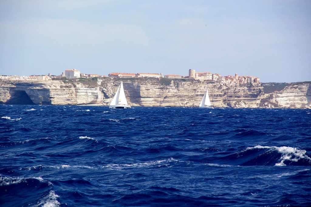 Approaching Bonifacio - Corsica © Maggie Joyce - Mariner Boating Holidays http://www.marinerboating.com.au